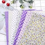 Colores brillantes: nuestra tela de algodón tiene 9 estilos diferentes, colores muy hermosos, púrpura brillante, rojo, rosa, naranja, amarillo, verde; Frío negro, gris, marrón.