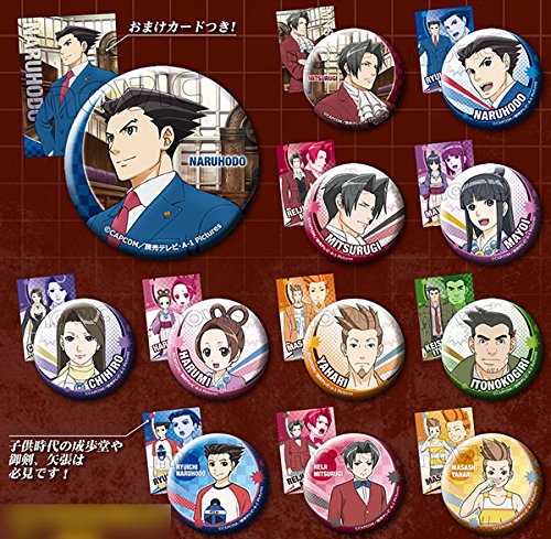 逆転裁判 その「真実」異議あり! キャラバッジコレクション 全12種セット Amazon.co.jp: 逆転裁判その「真実」、異議あり! キャラバッジ
