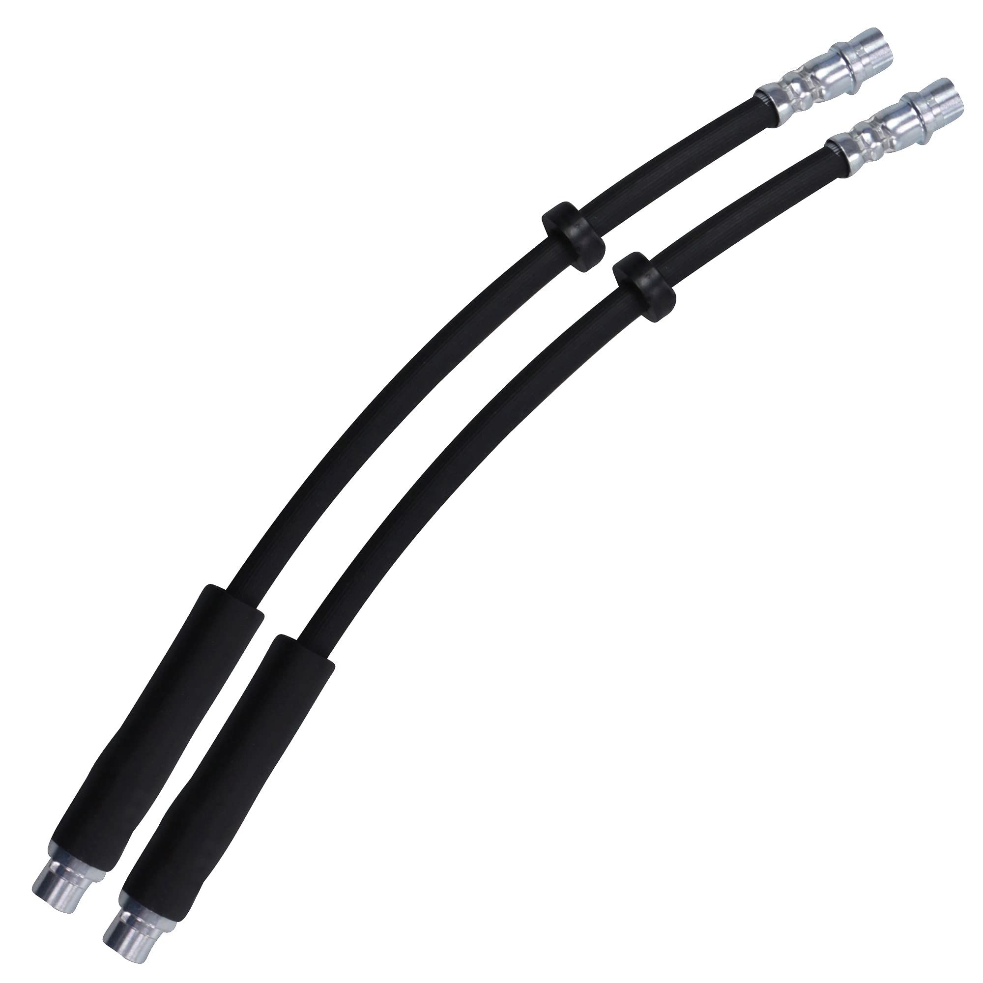 BESTPRICE 2X Tubo Freno Anteriore Compatibile con Audi A4 B7 (8EC), A4 B7 Cabriolet (8HE), A4 B7 Avant (8ED), A4 B6 Cabriolet (8H7), A4 B6 Avant (8E5), A4 B6 (8E2), Seat EXEO ST (3R5), EXEO (3R2)