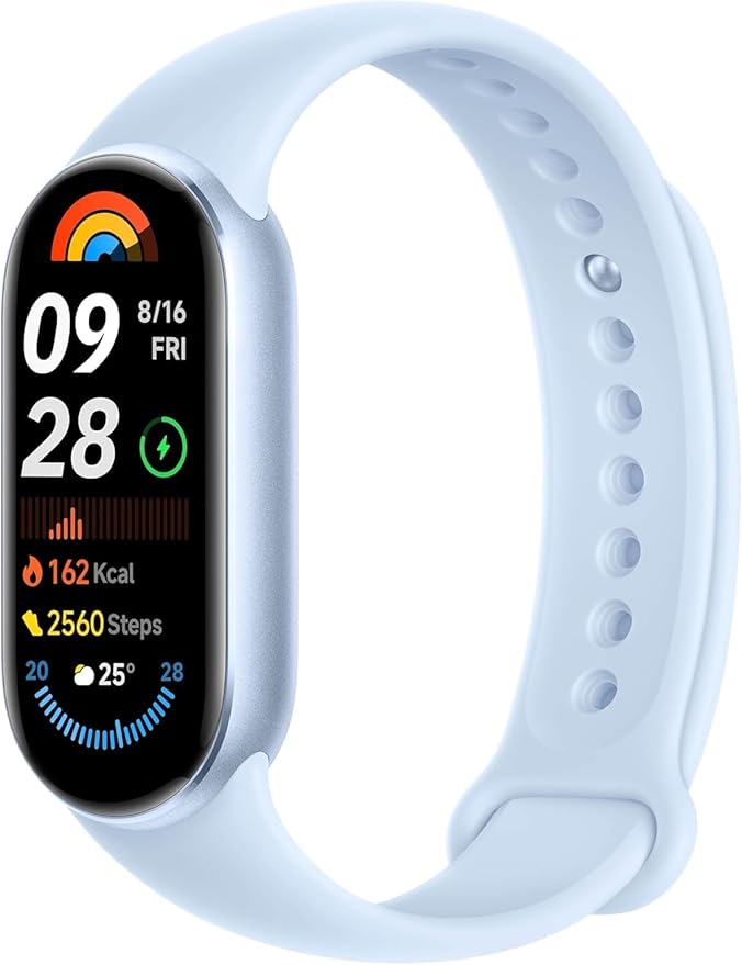 Xiaomi Smart Band 9 - Pulsera de Actividad, Autonomía de hasta 21 días, Pantalla AMOLED con tasa de refresco de 60 Hz, Sensor de Frecuencia Cardíaca