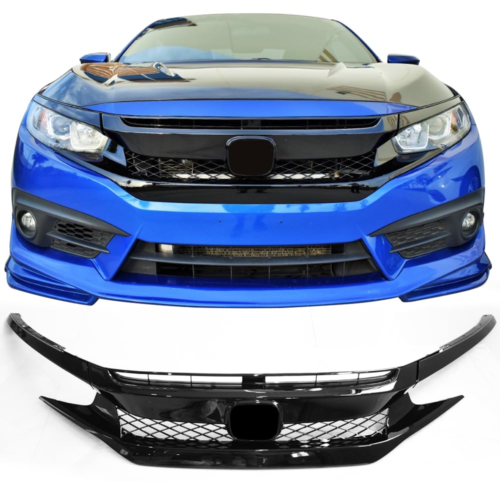 Amazon.com: IKON MOTORSPORTS, Front Grille Compatible With 2016