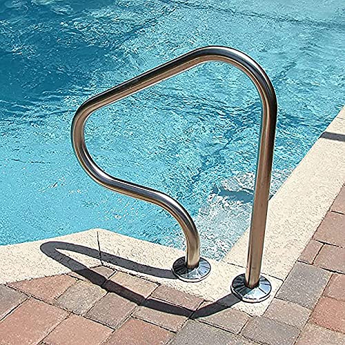 Barandilla para piscina de acero inoxidable 304, plateada miniatura 5