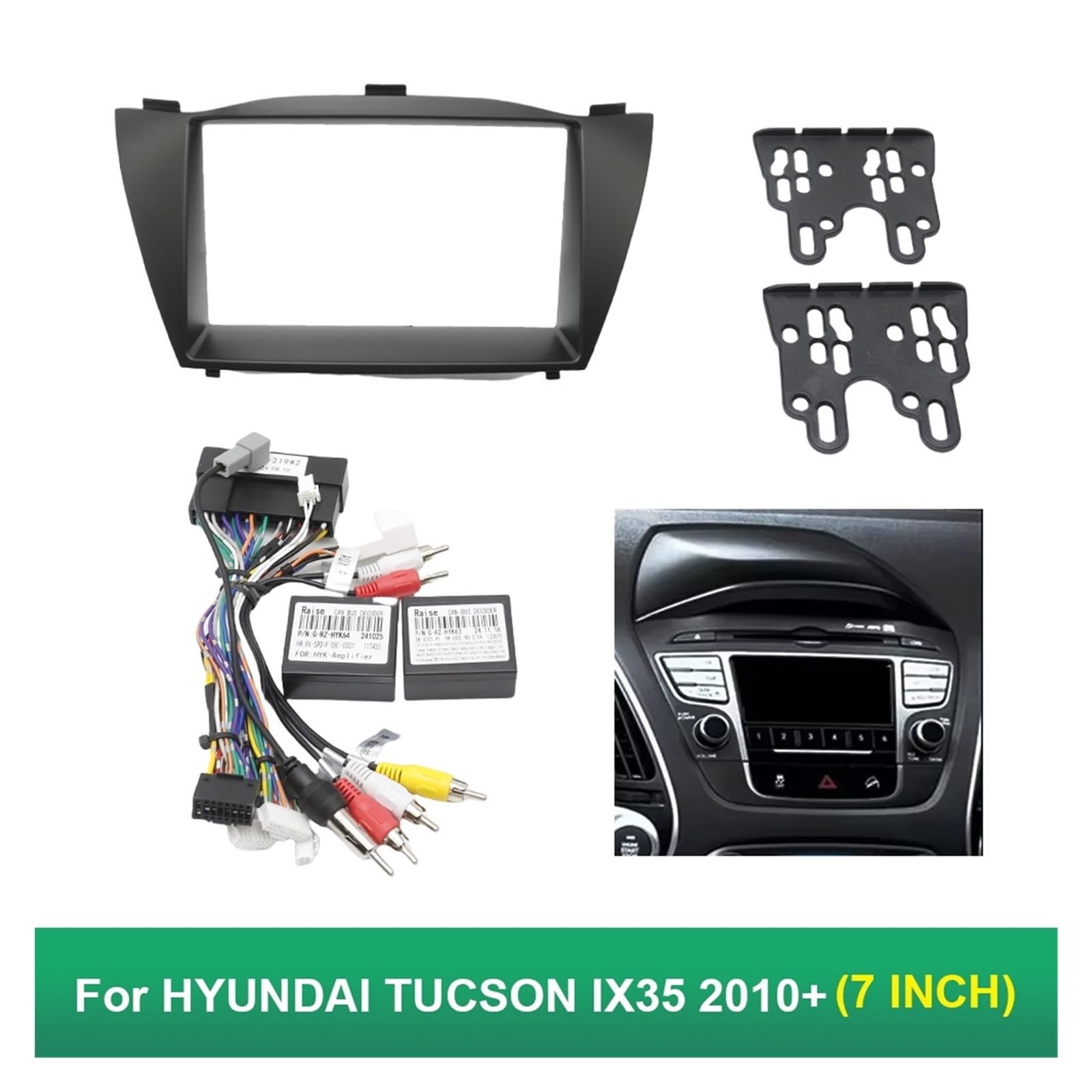 Car Stereo Panel,Fit For Hyundai,for TUCSON IX35,for Din