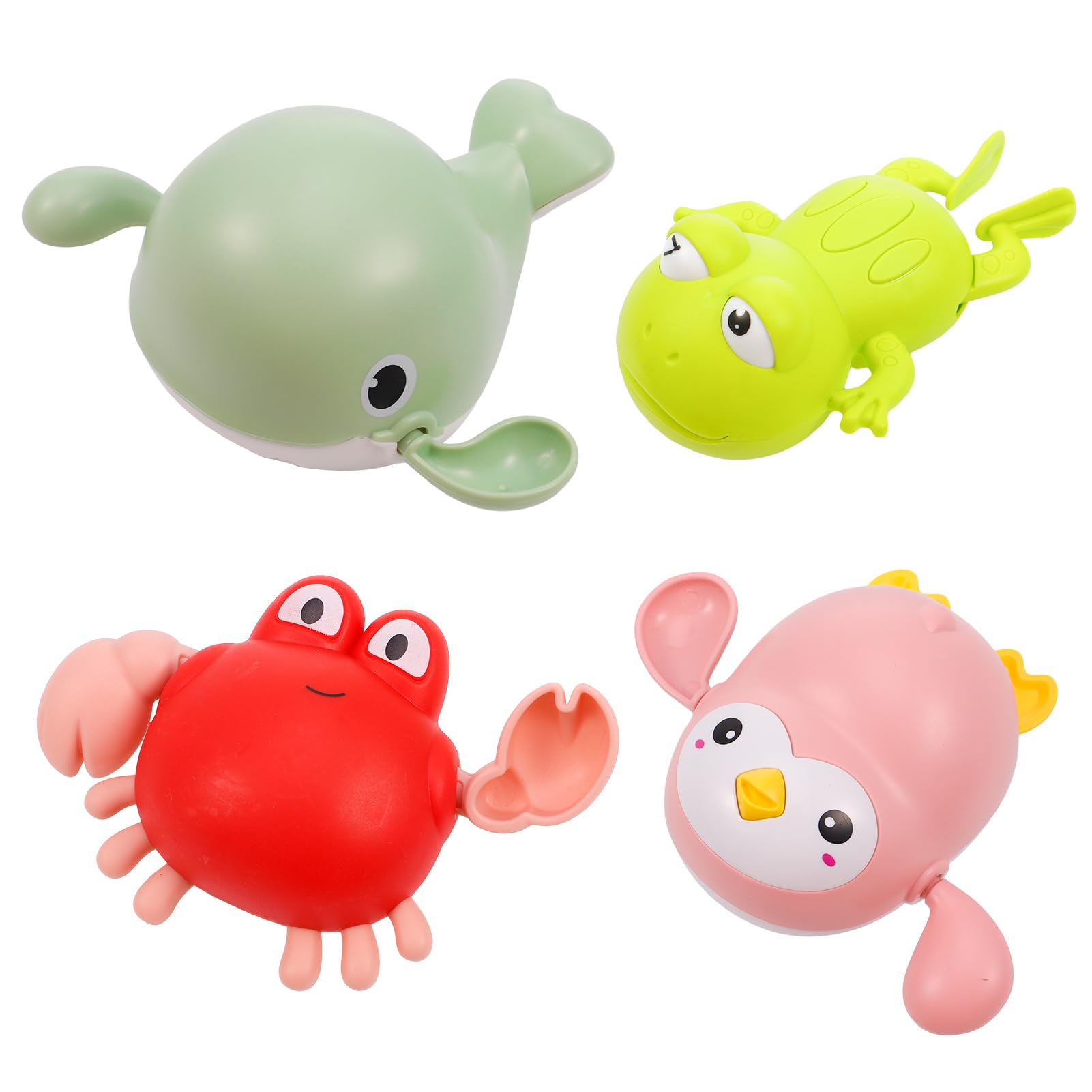 Ibasenice Badespielzeug Schildkröten - 3er Set Aufziehbare Badewannenspielzeuge