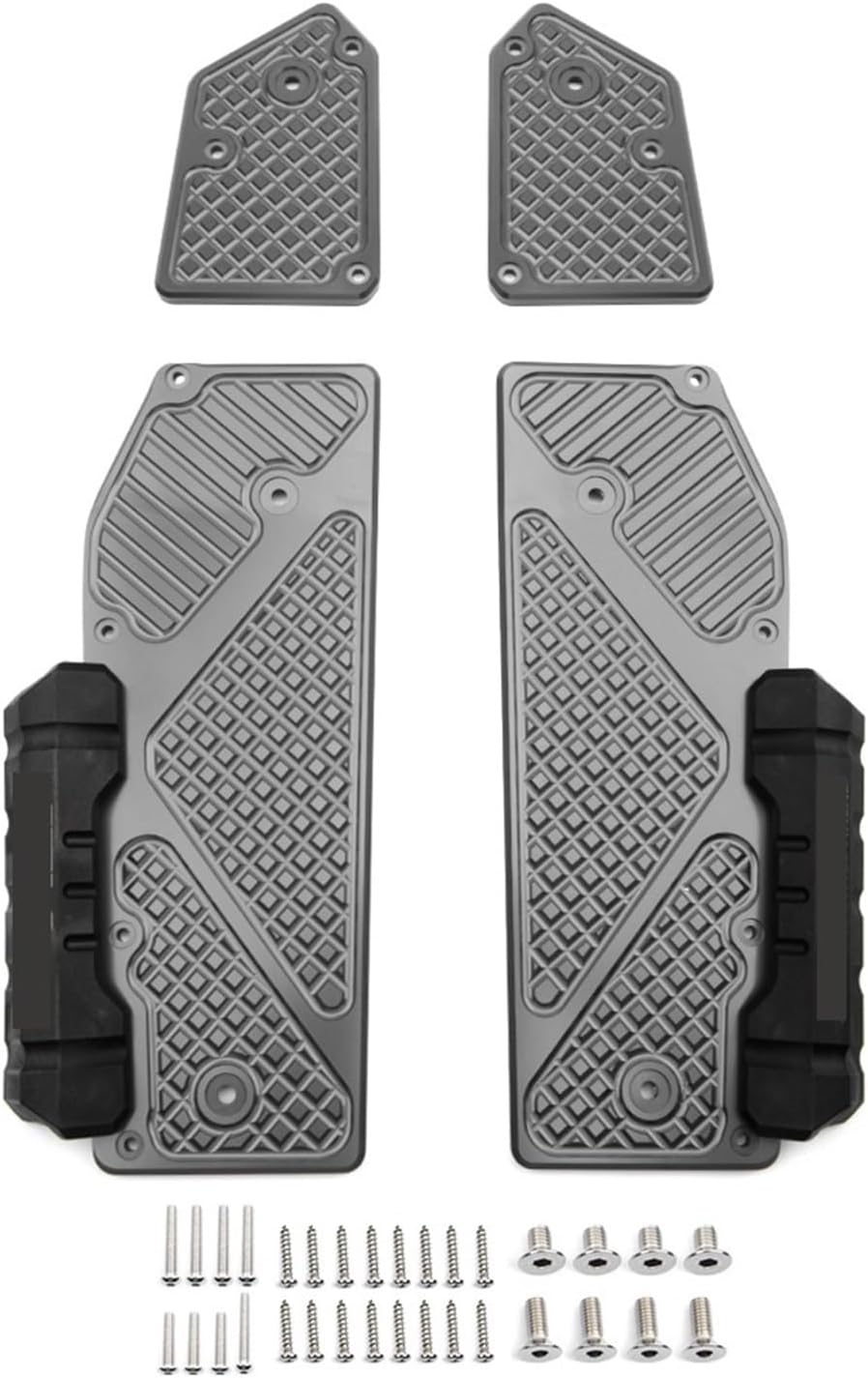 Locomotive Pedal ADV350 2021-2024 Motorcycle Footrest Rest Pads Pedal Plate Board Pedals Footboard Motorcycle Accessories Bracket Pedal(Grey)
