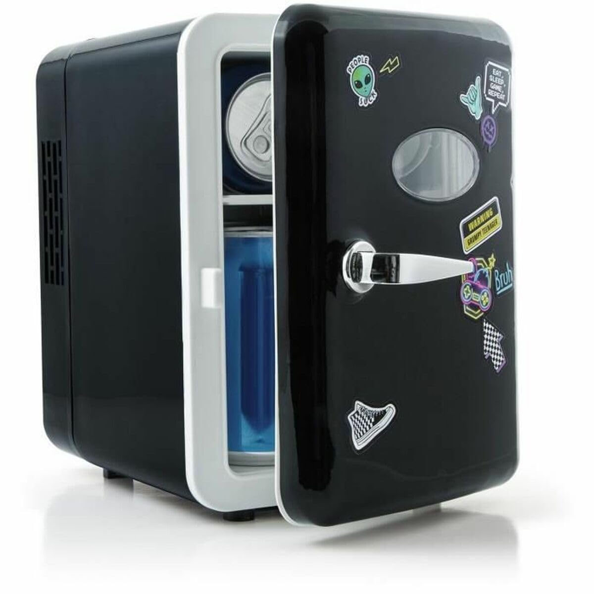 Canal Toys-Mini Nevera Gamer, Color Negro Auto Creator 038-Mininevera, sólido, 4 L (INF 038)
