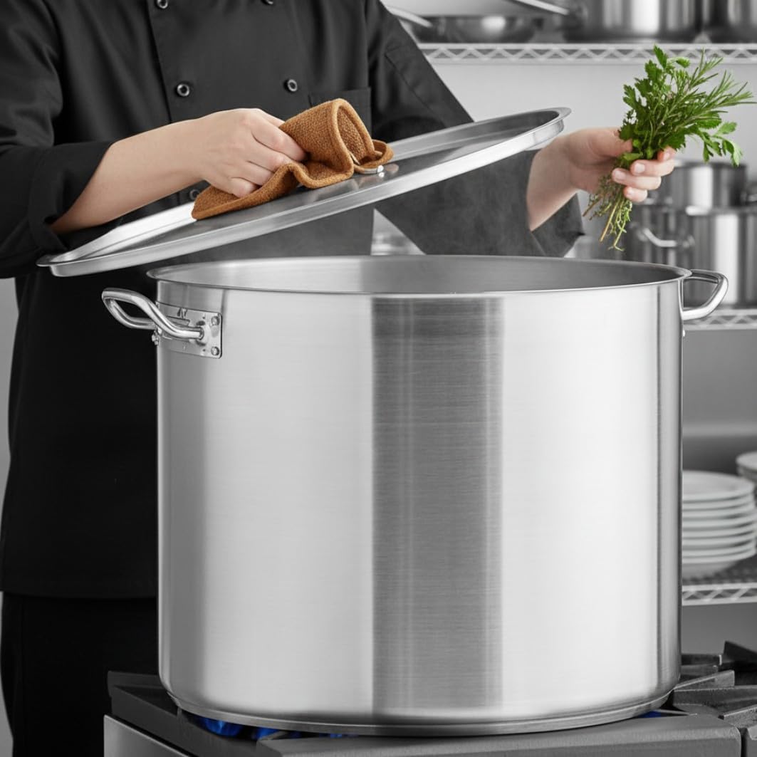 Amazon.com: TrueCraftware- 80 qt. Stainless Steel Stock Pot with