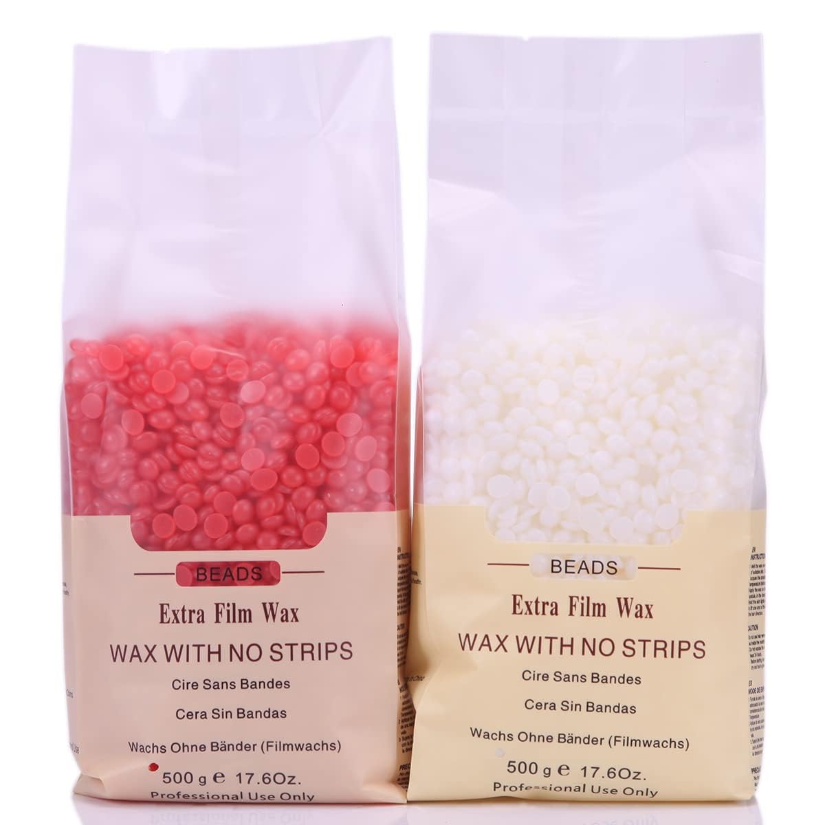 Landyta hard wax beans 1kg 脱毛ワックス ハードワックス ブラジリアンワックス 顔 鼻 全身脱毛 (いちご&クリーム)