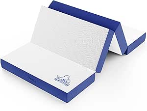 Foldable Small Double Mattresses 4ft, 6 Inch Folding Small Double Bed mattress Memory Foam, 4 Fold Easy Storage With Washable Cover for Travel, Camping, Caravans, Guest Bed (120x190x15cm)
