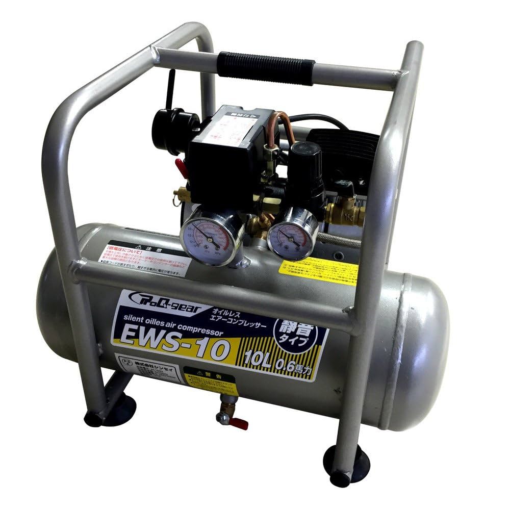 Amazon | シンセイ オイルレスエアーコンプレッサー 静音タイプ