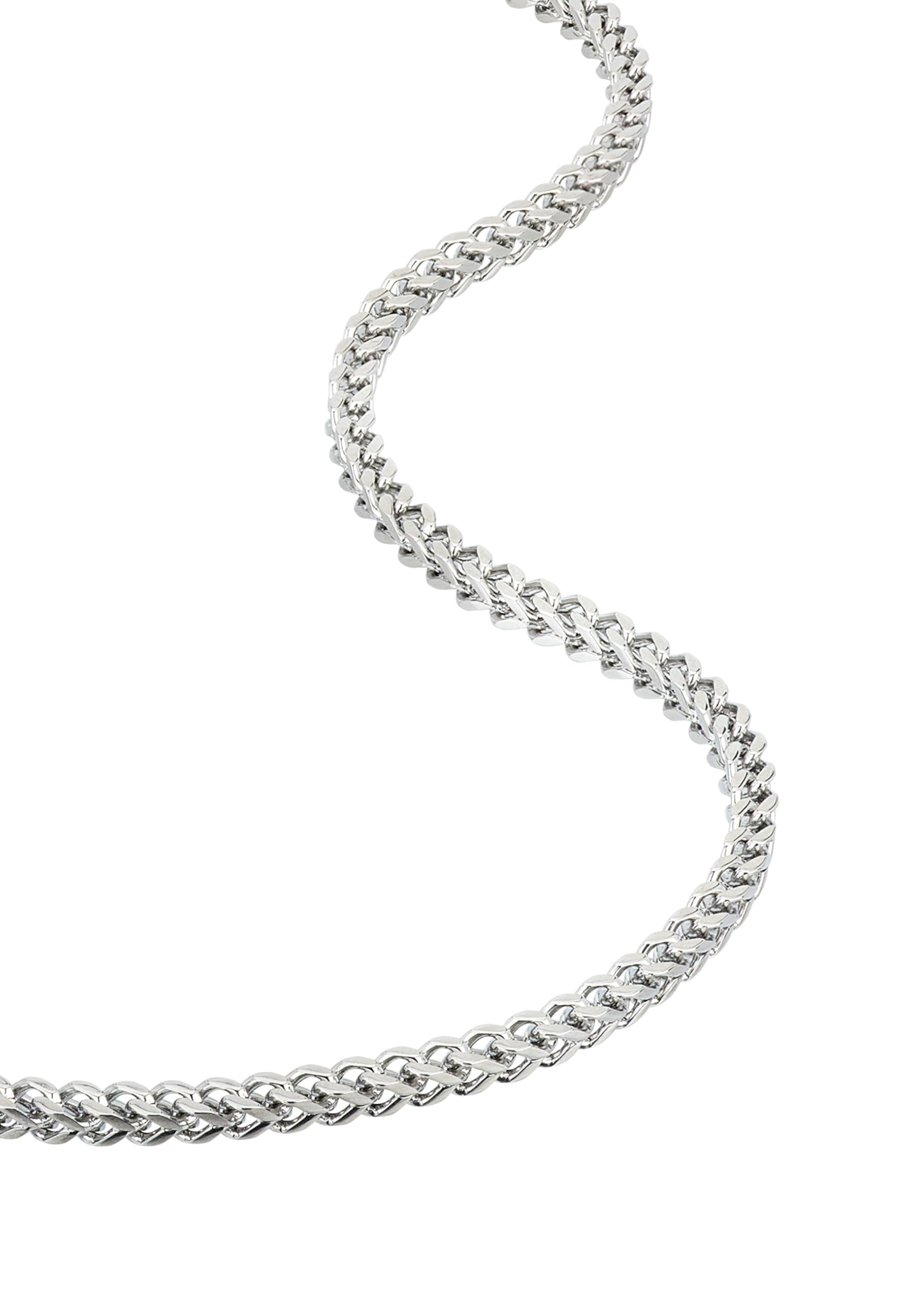 Breil, Collezione Groovy, Collana Uomo, Catena a Maglie Fitte, in Acciaio Lucido, con Pratica Chiusura a Moschettone, Idee Regalo Uomo e Ragazzi, Gioielli, Misura 43-47 cm, Silver
