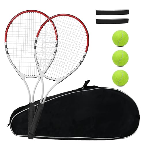 Tennis Racket Pre-Strung Lightweight 27 Inch Racquet