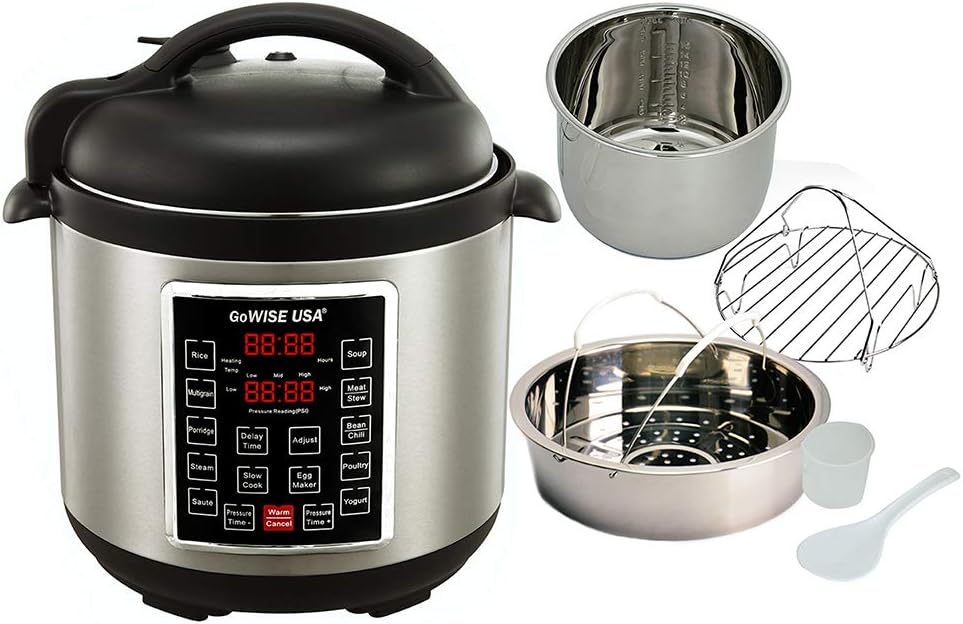 GoWISE USA 6QT Electric Pressure Cooker Refurbished Home
