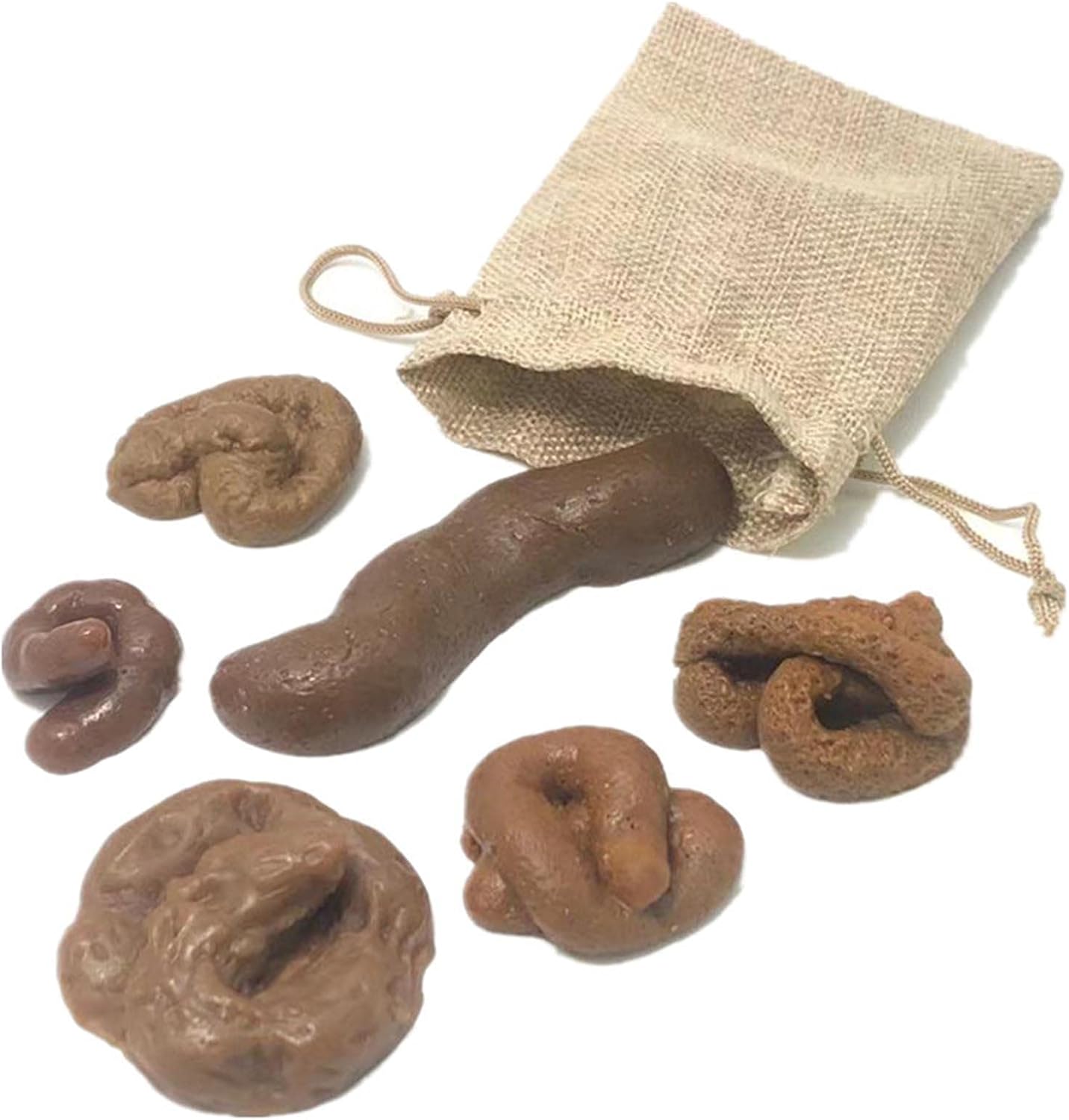 6 Pieces Realistic Toys With Poop Fake Poop Toys Realistic Naughty