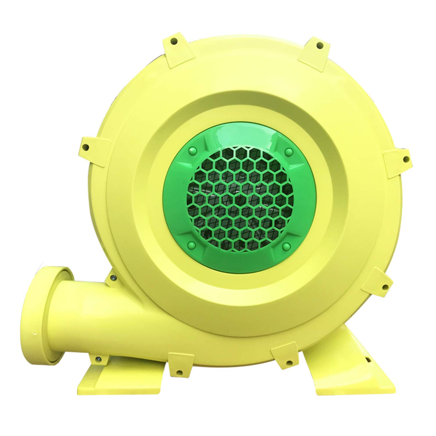 Air Blower 750W, Pump Fan Commercial Inflatable Bouncer Blower, Perfect for Inflatable Movie Screen, Jumper, Bouncy Castle UL 110V Yellow…