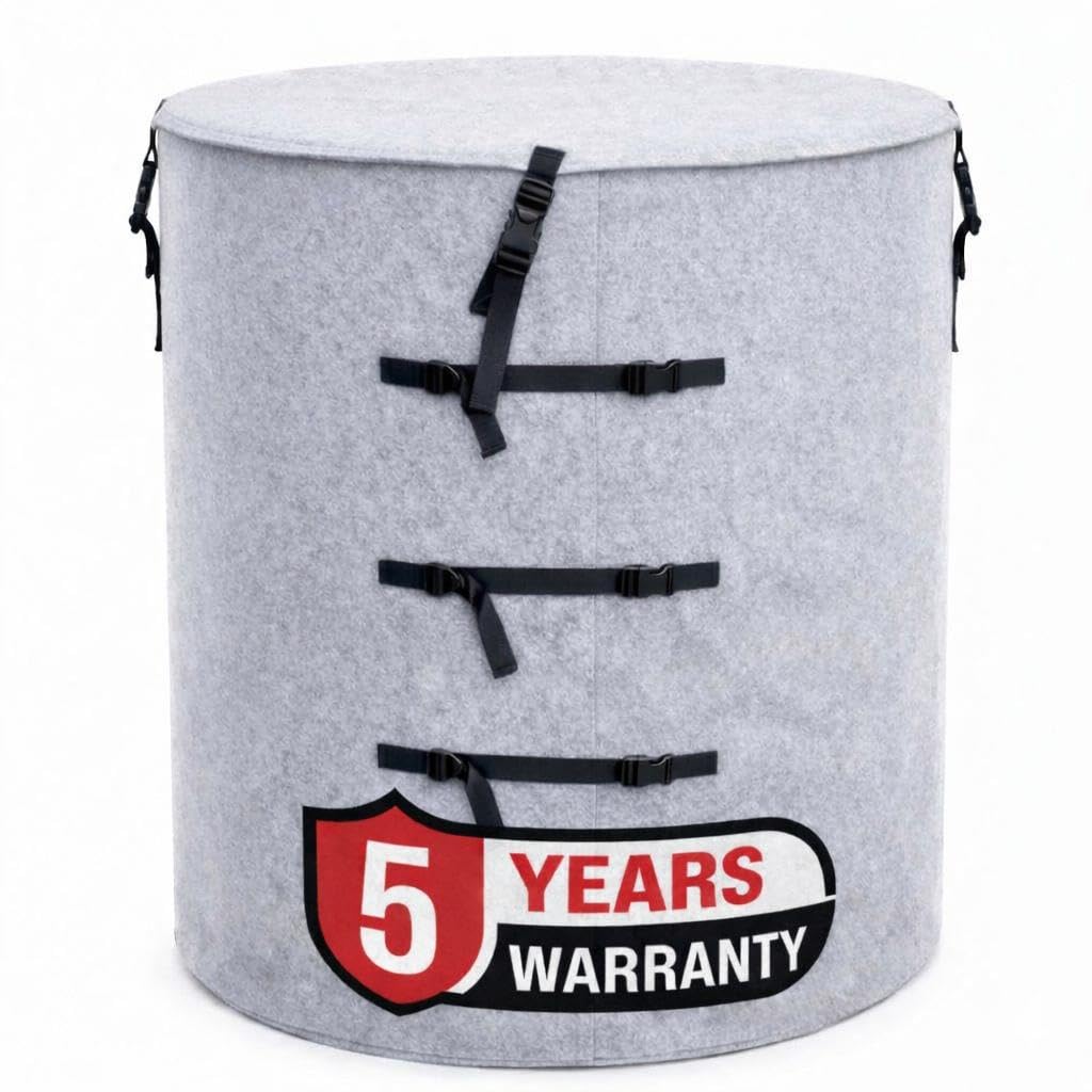 Water Tank Cover 1000 Ltr |5 Years Warranty |Heat Resistant Tank Cover for Overhead Water Tank |UV Protection |Heavy Duty All Weather Proof |Not Aluminium Foil Based |Easy Installation Straps-image-45