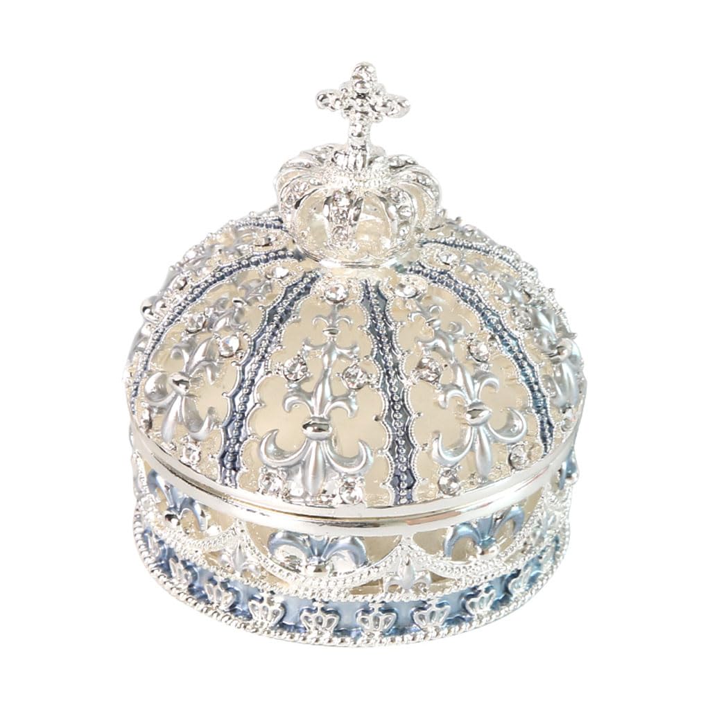 CVHfhjTG jewellery box, Jewelry Box European Style Crown Ring, Princess Boxes, Holder Case for Rings Women Girl Gifts Girls