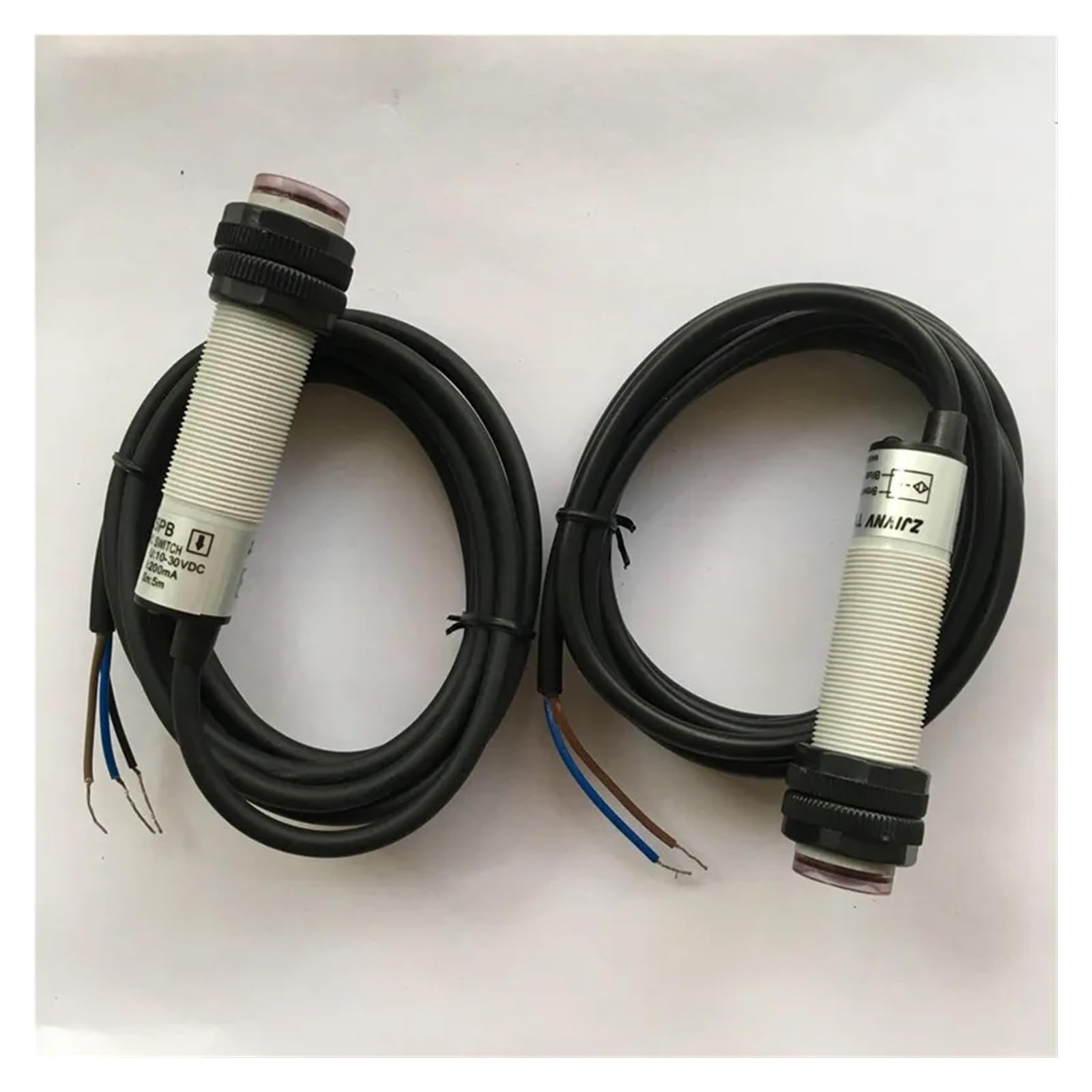 CXFCIHFT M18 PNP NPN NO+NC DC10-30V through-beam infrared switch photoelectric sensor photocell sensor, distance 5m(G18-3C5PC (PNP))