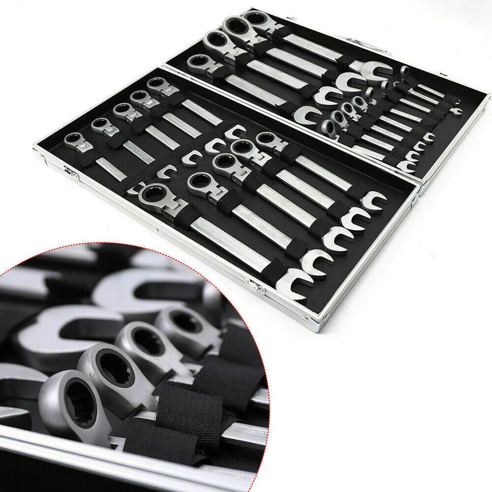 Maul - Set di chiavi a cricchetto, 6-32 mm, 22 pezzi