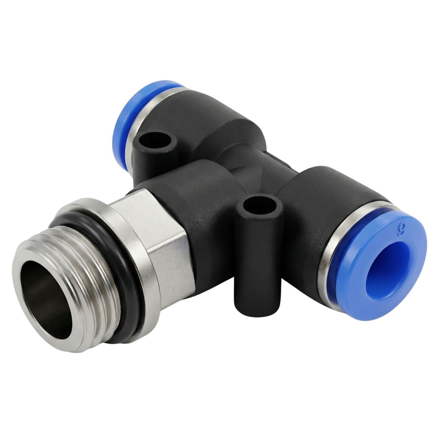 Distributeur en T pneumatique Lumonic pour raccordement de tube