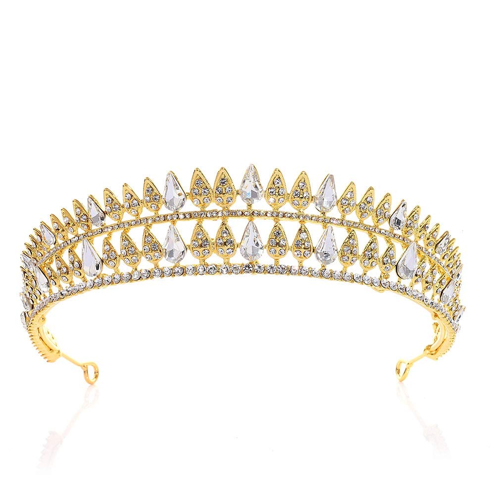 Corona di Cristallo Regina Crown Hairband Tiara Gioielli for capelli Bridal Fascia Prom Queen Pageant Accessori per la festa