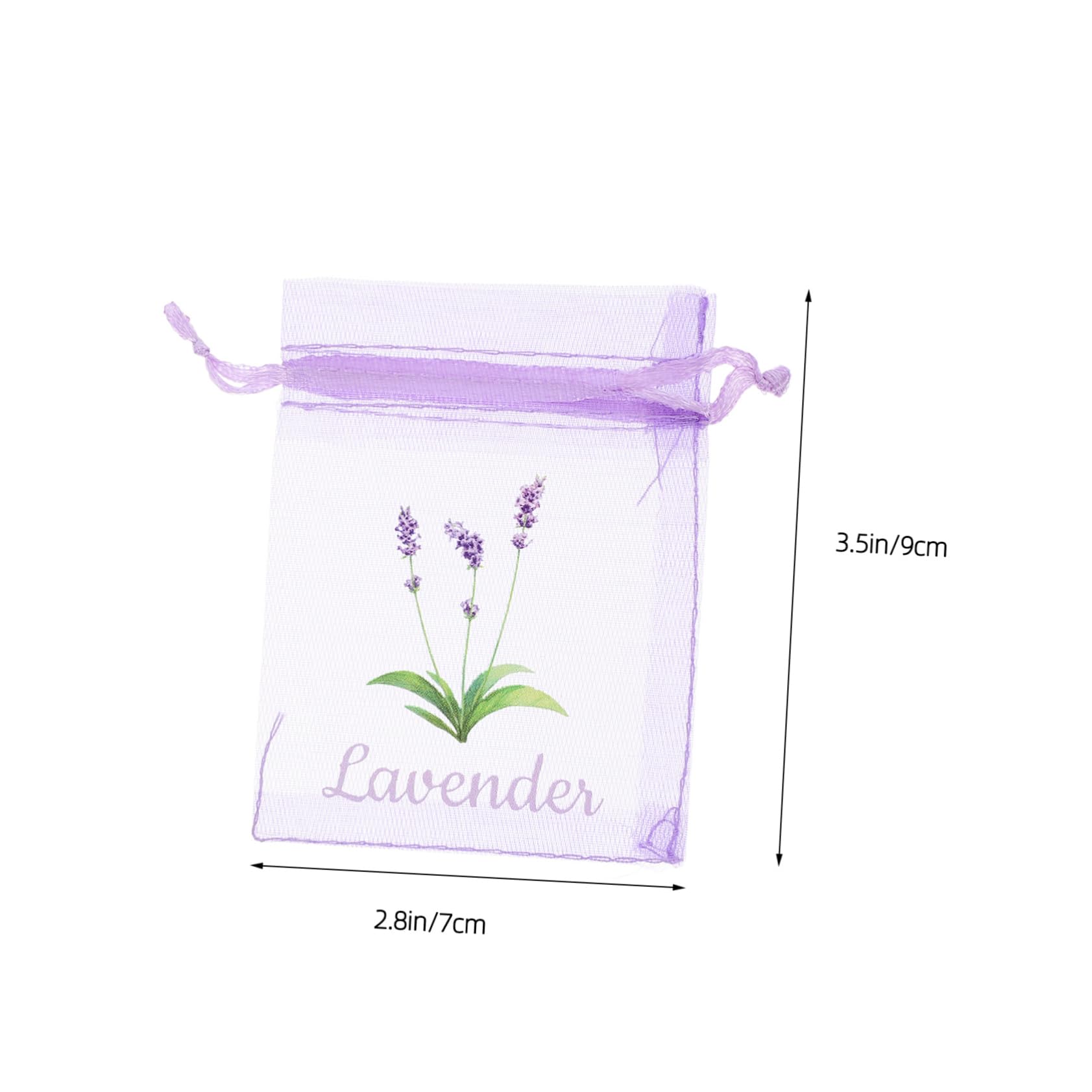 ABOOFAN 20Pcs Lavender Sachet Bags Empty Organza Pouches for Herbs Drawstring Design for Convenient Storage and Aromatic Home Infusion for Spaces