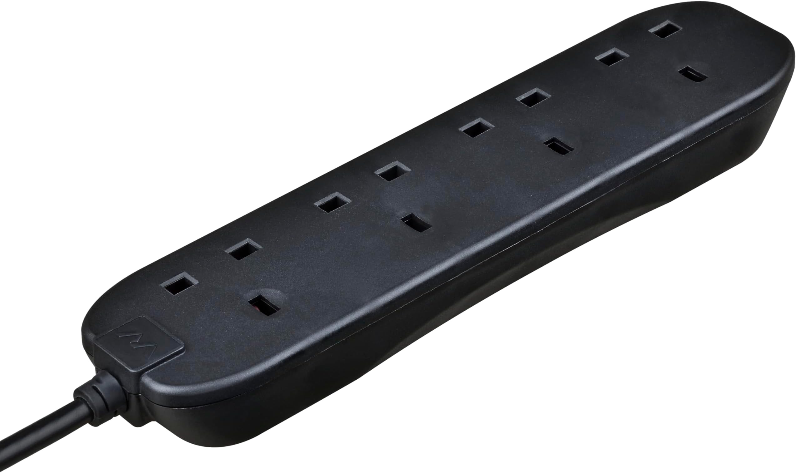 Masterplug Four Socket Extension Lead, 5 Metre Cable, Unswitched, 4-Way Plug ...