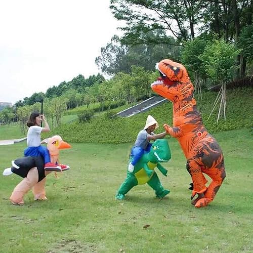 Miniatura 5 de Ventilador de disfraz inflable, mini ventilador inflable portátil para disfraz de dinosaurio u otros trajes inflables de ropa de juego (versión