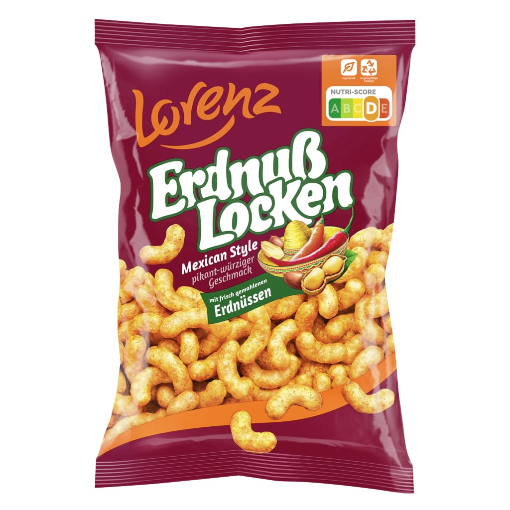 LORENZ | ErdnußLocken Mexican | 24 x 175 g | vegetarisch