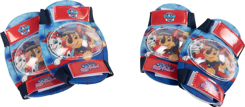 Kit protection vélo enfant Paw Patrol, genouillères coudières et gants
