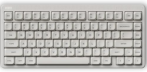 Miniatura 9 de nuphy Node75 Teclado Mecánico Inalámbrico, Teclado Personalizado de 75% Intercambiable en Caliente de Bajo Perfil, Teclados de 84 Teclas para