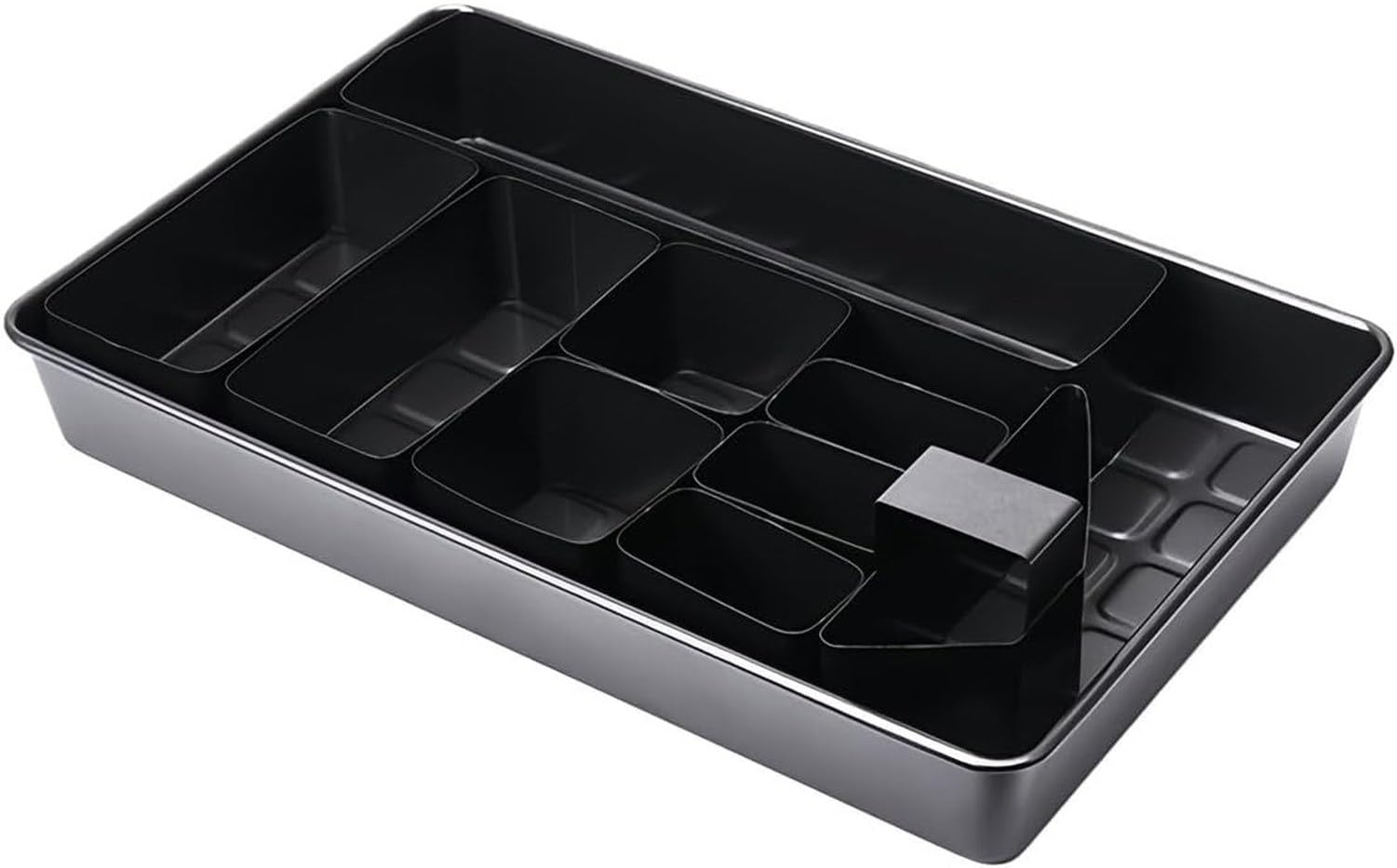 Moule à gâteau réglable antiadhésif, kit Moule de Cuisson DIY Facile à Nettoyer, Combinaison pour Anniversaire Mariage, Noir