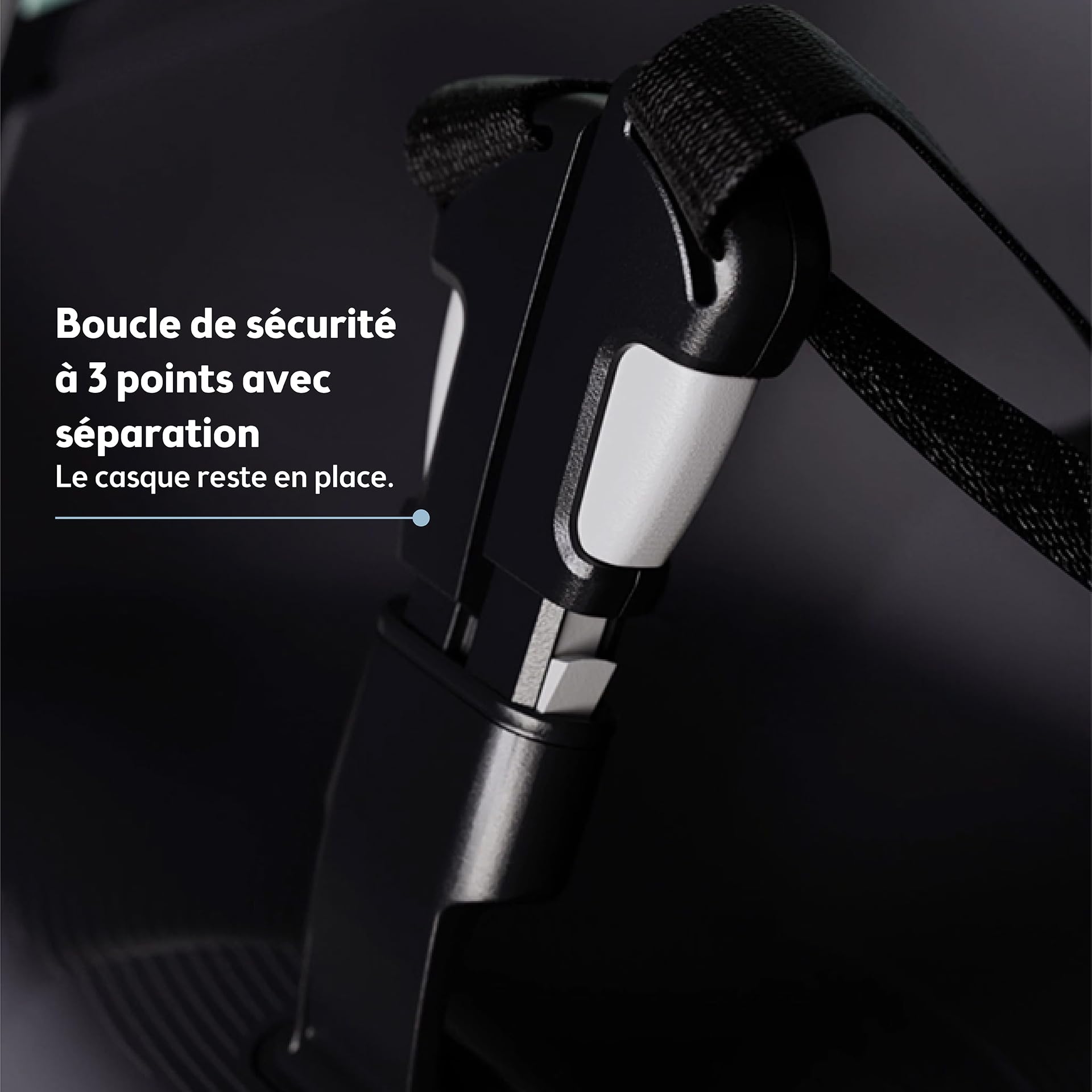 Siège Jeune Enfant Vélo Frontale Bobike Evolve Mini Sécurisé avec Design Enveloppant, Fixation au Tube de Direction et Confort Optimal