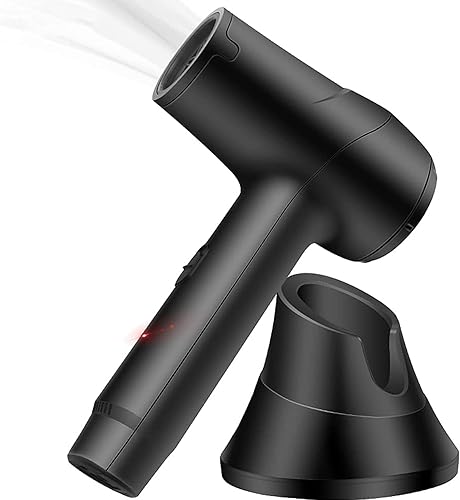 Secador de pelo inalámbrico, secador de pelo inalámbrico recargable, secador de pelo de viaje portátil, viento calientefrío, batería recargable de