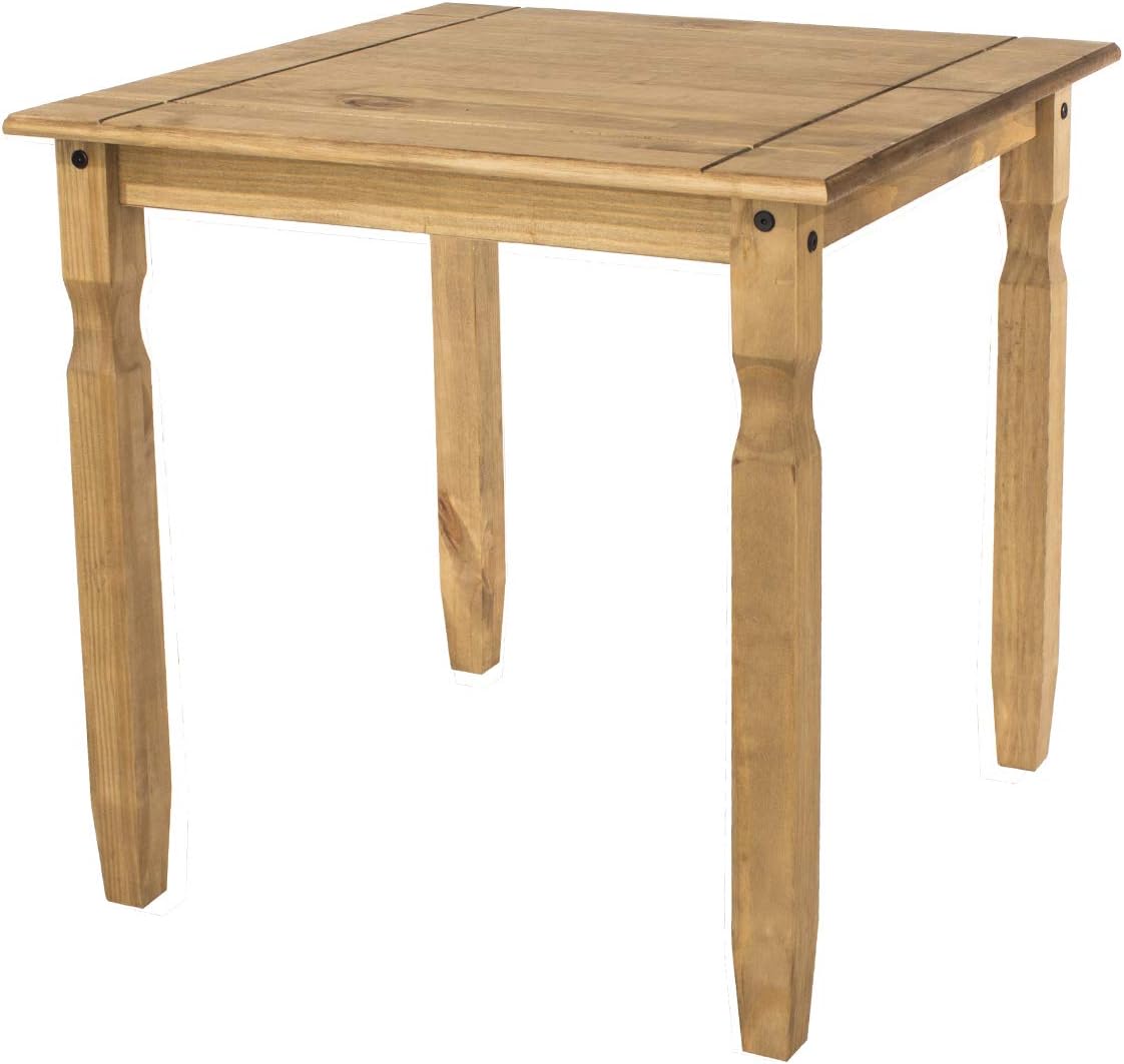 Furniture Dash - Wood Dining Table - Kitchen Table - Corona Wood Dining Table - 29.53" W, 29.53" D, 29.72" H - 26.44lb (Brown)