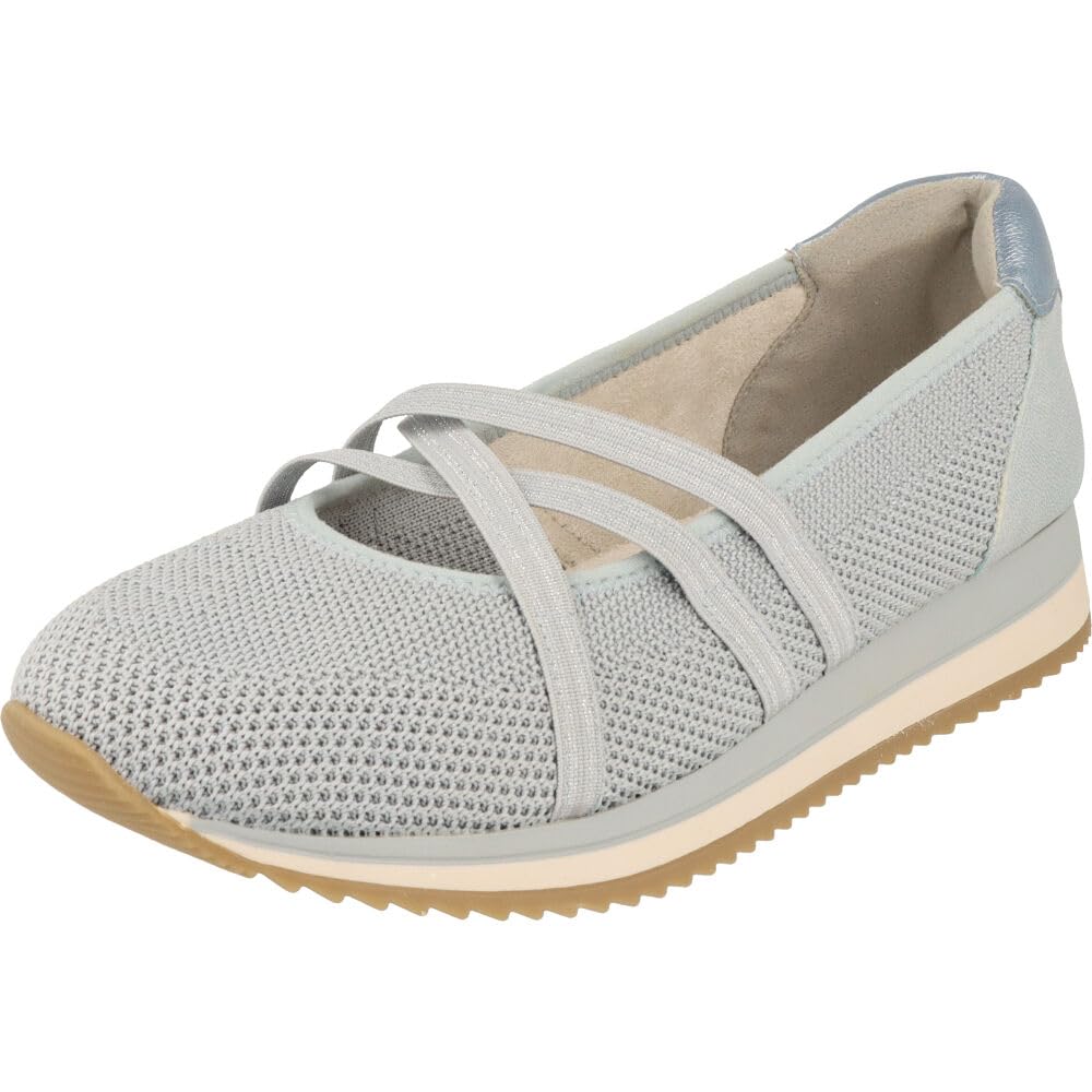 Jana Damen Ballerinas mit Riemen Vegan