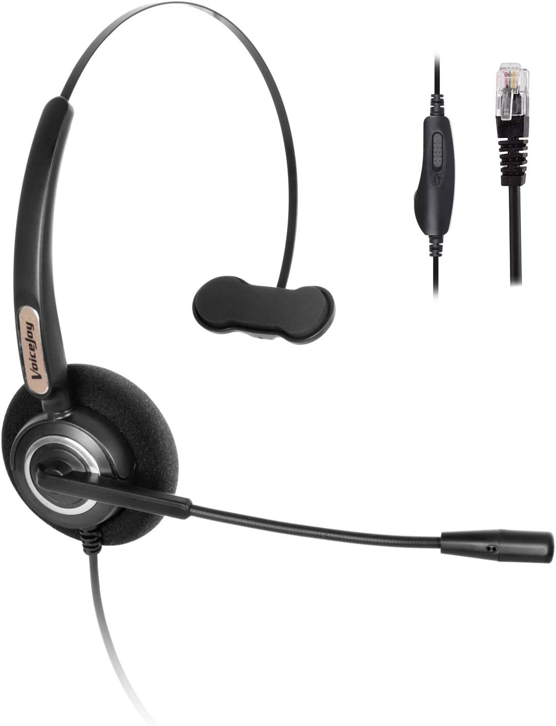 Volume and Mute Switch Headset with Noise Canceling Microphone ONLY for Cisco IP Phones: Such as 6941 7942 7971 8841,8845, 8851, 8861,8945, 8961, 9951, 9971 etc