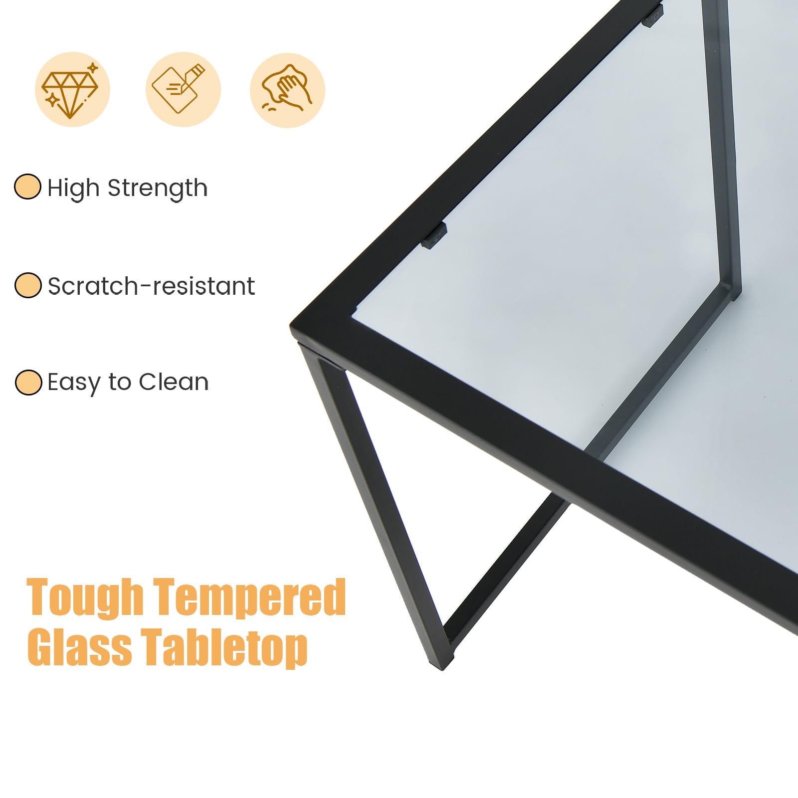 Tavolino Mosaico Rotondo Relaxdays - Handmade, H50 X D41cm, Marrone, Gambe Metallo - Foto 12