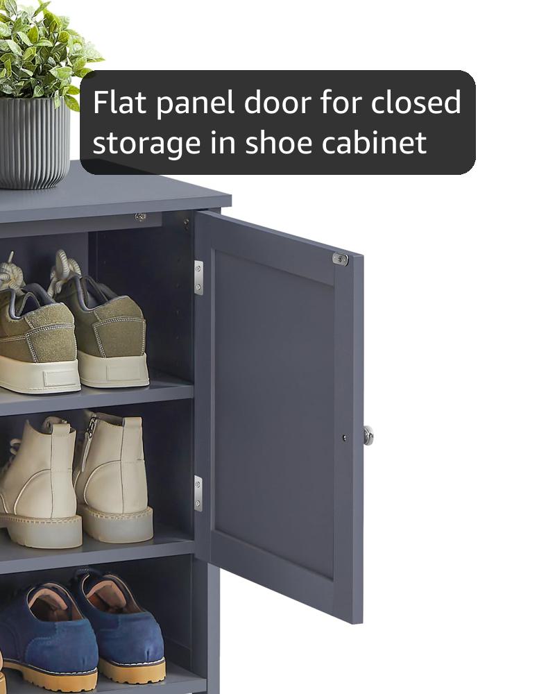 Amazon.com: VASAGLE Shoe Cabinet, 3-Tier Shoe Storage Organizer