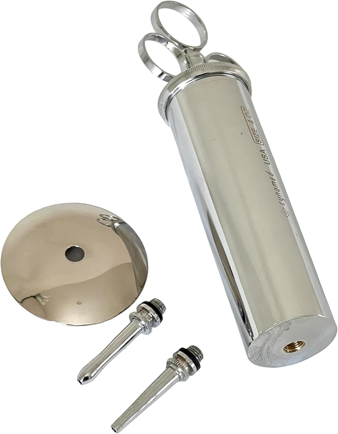 Cynamed Ear Wax Removal Syringe 04 OZ Brass with chrome