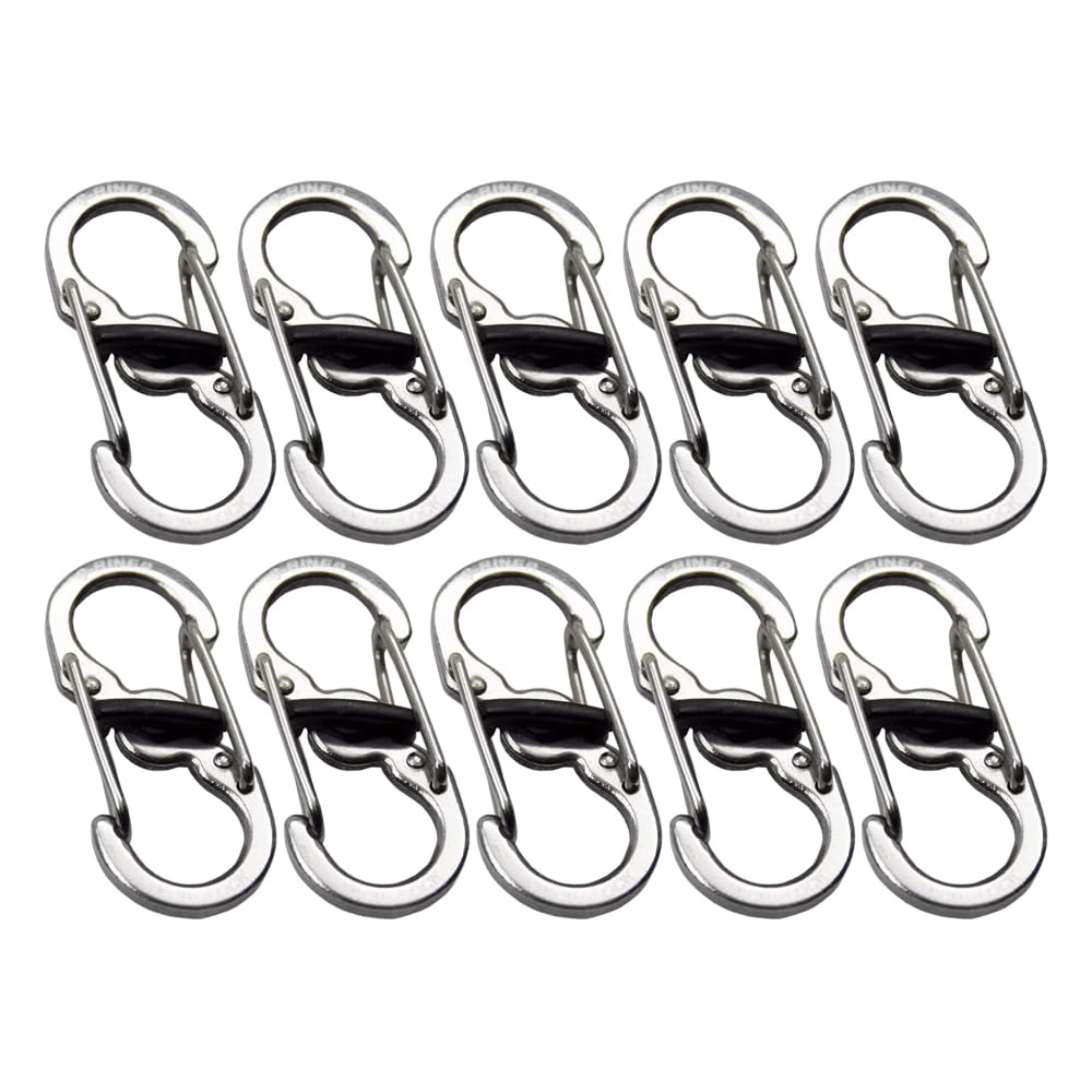 KEY SMARTKeySmart Key Carabiners - Quick Release Dual and Mini Carabiners, Stay Organized w/Carabiner Keychains, Never Lose Your Keys