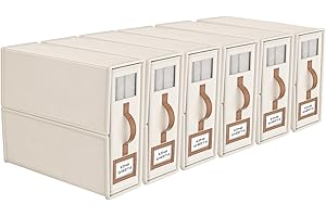 6 Pack Bed Sheets Organizer Set For Linen, Bedding, Closet, King Size