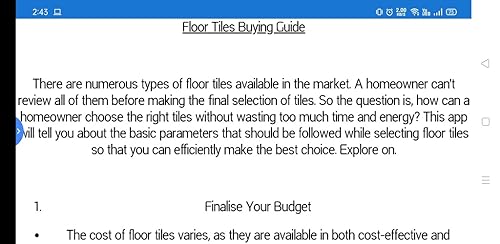 Floor Tiles Buying Guide