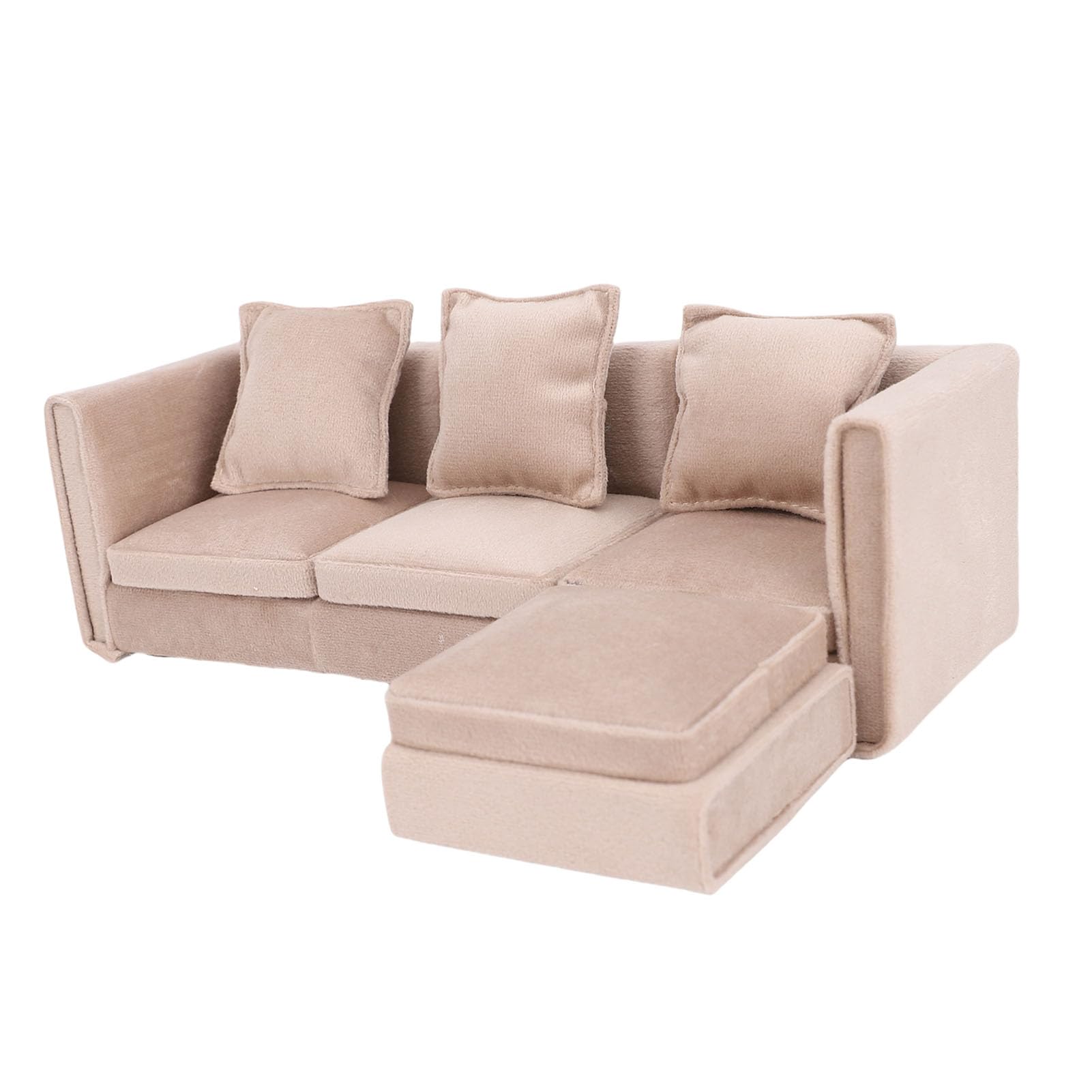Mingzhe Dollhouse Mini Couch Stylish and Functional 1:12 Scale for Play
