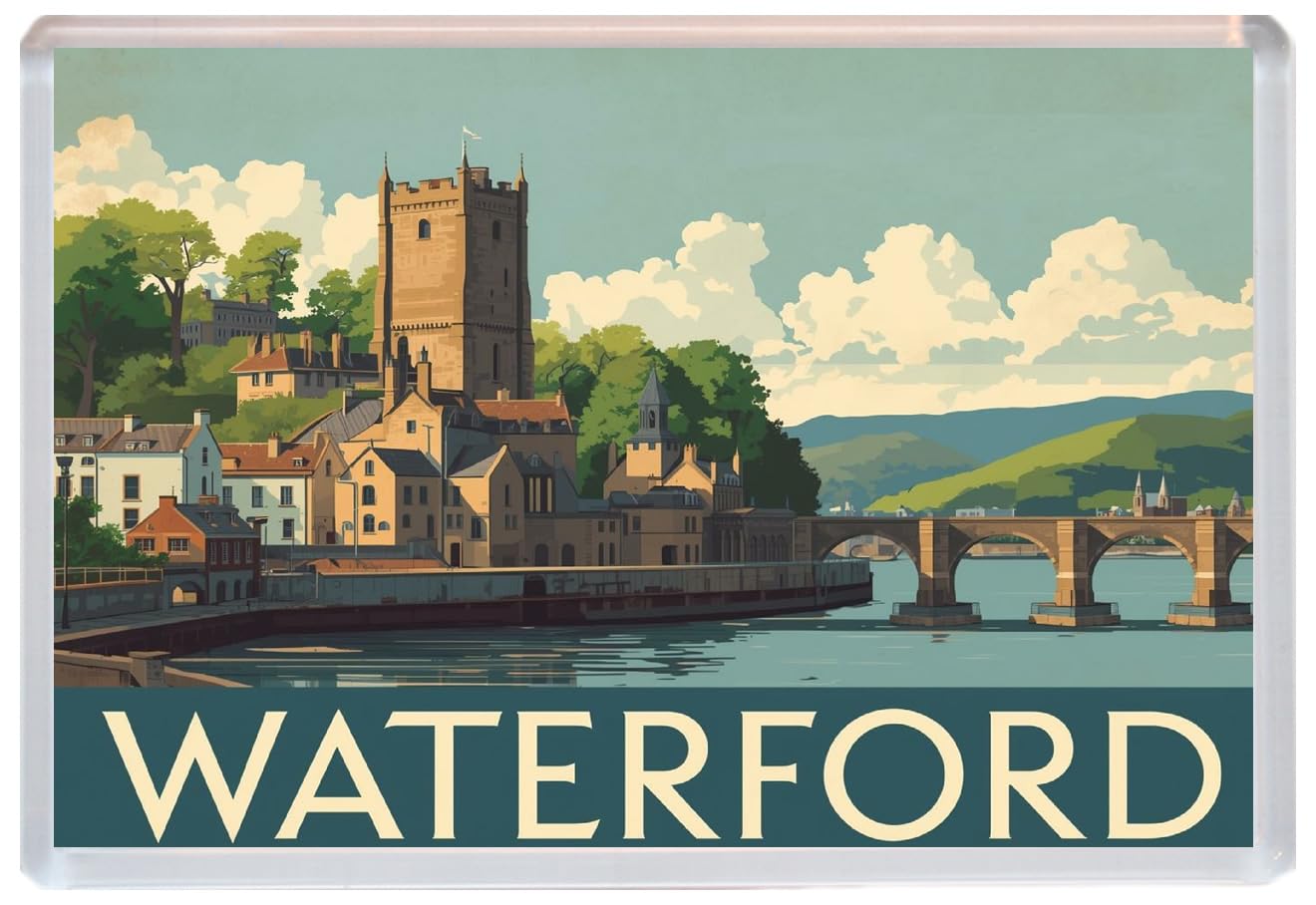 Waterford - Ireland - Jumbo Artistic Fridge Magnet 96 x 67mm BBSFHM3298