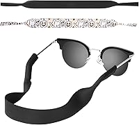 Vista 18 de MoKo Retenedor de lentes de neopreno (paquete de 2) de ajuste universal, retenedor de lentes de sol deportivos sin cola, correa de gafas de sol