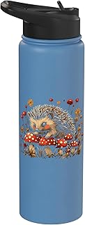Mushroom Foraging Mycology Fungi Shroom Animal Stainless Steel Insulated Water Bottle