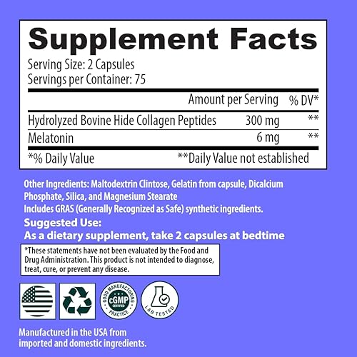 Vista 29 de Sanar Naturals Pastillas de colágeno con vitamina C, E - Apoya la salud del cabello, las uñas, la piel, las articulaciones y los huesos. Suplemento