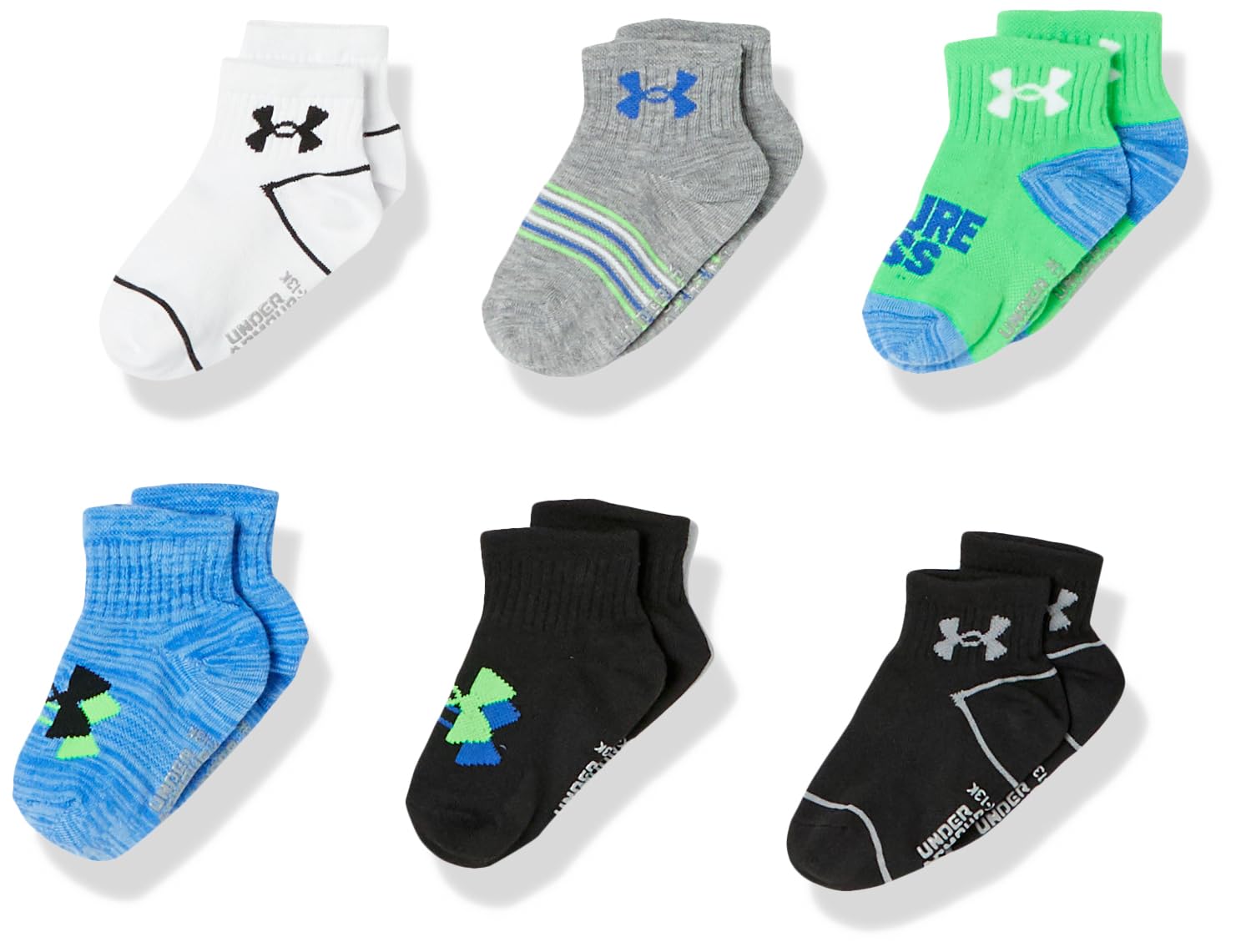 Under Armour Viertelsocken für Babys, Jungen, Multipack, Viertelsocken