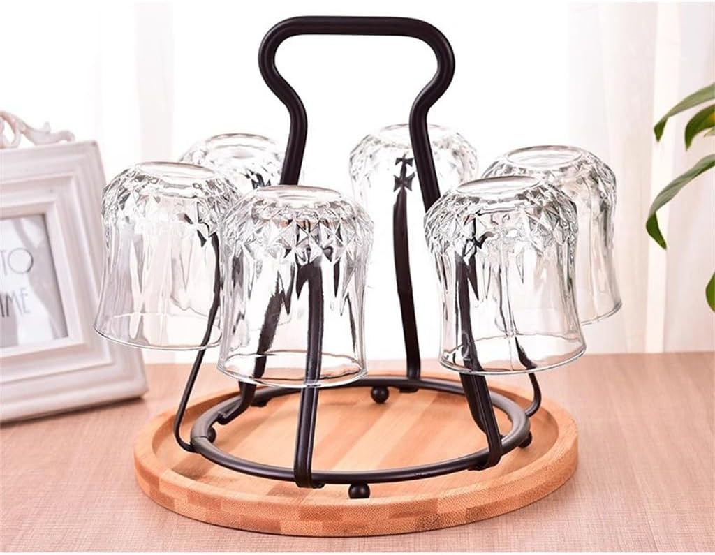 Living Room Glass Cup Rack Tea Hanging Water Inverted Storage